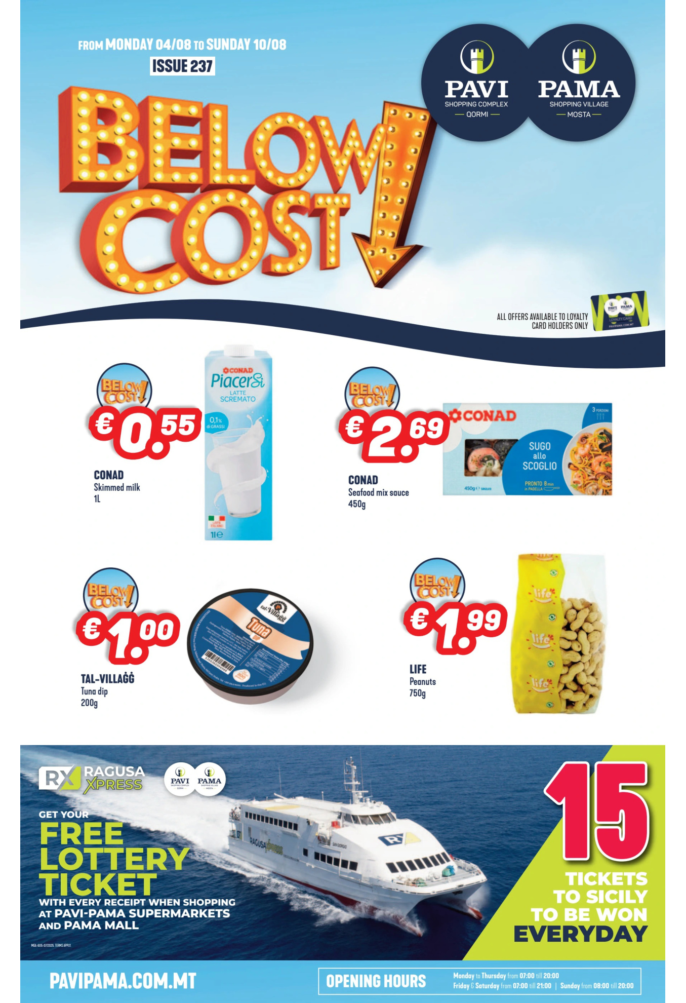 Pavi / Pama flyer – 06 Aug 2025