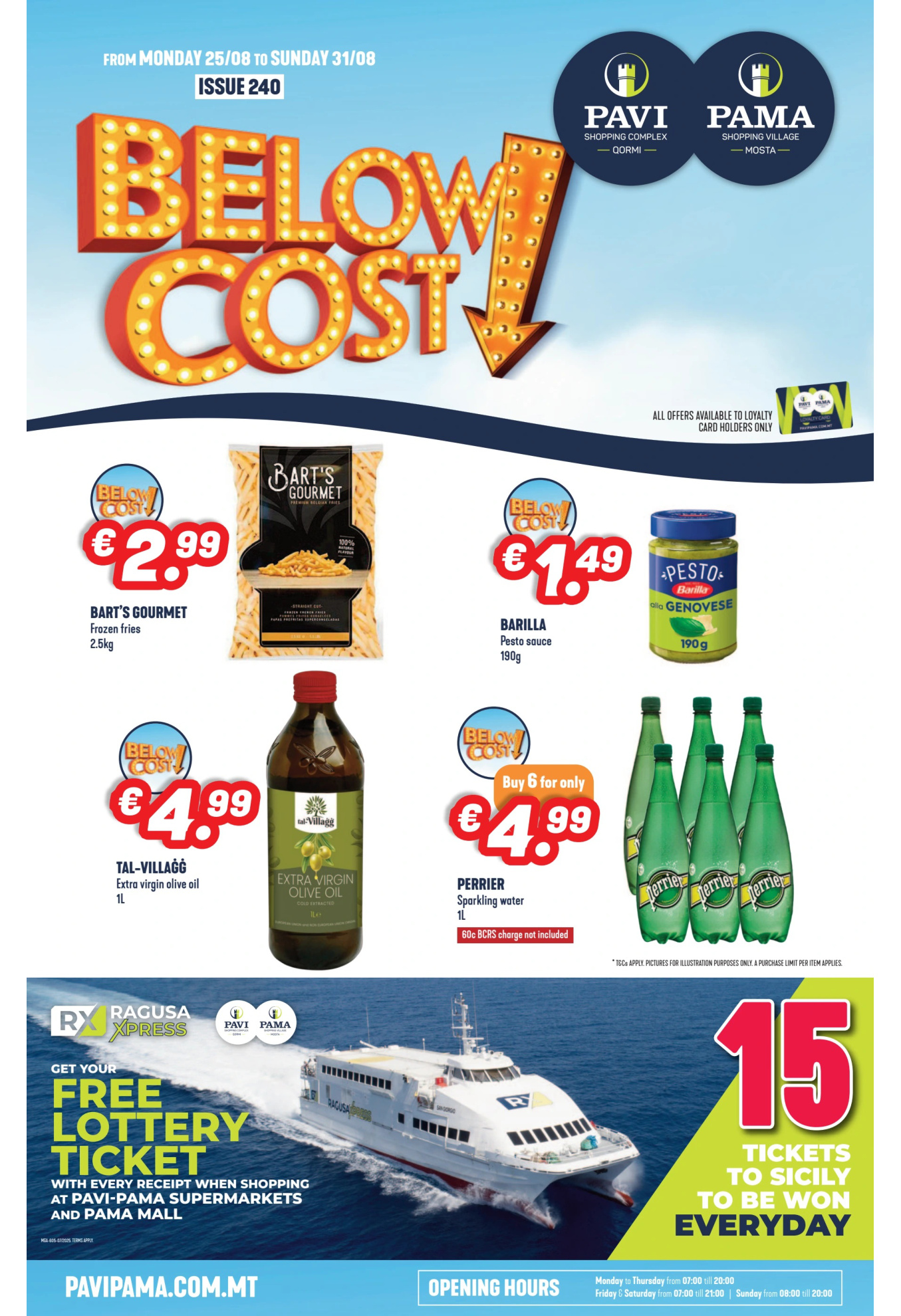 Pavi / Pama flyer – 27 Aug 2025