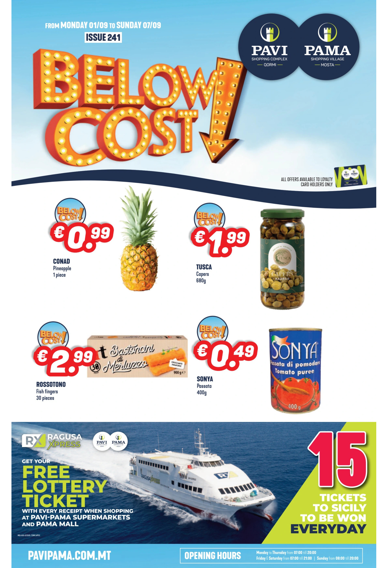 Pavi / Pama flyer – 03 Sep 2025