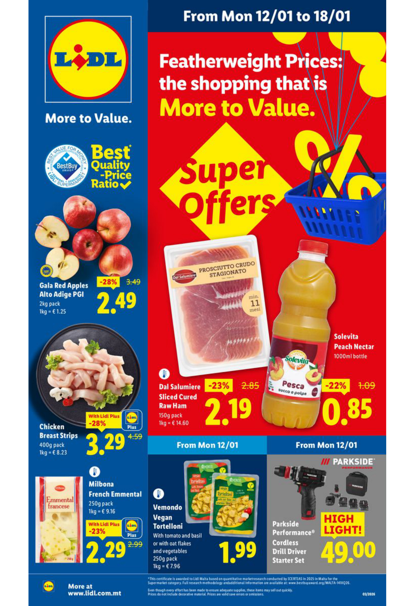 Lidl leaflet – 12 Jan 2026