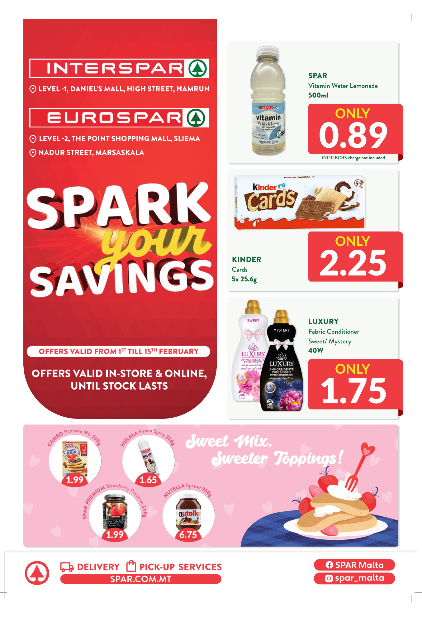 SPAR leaflet – 09 Feb 2026