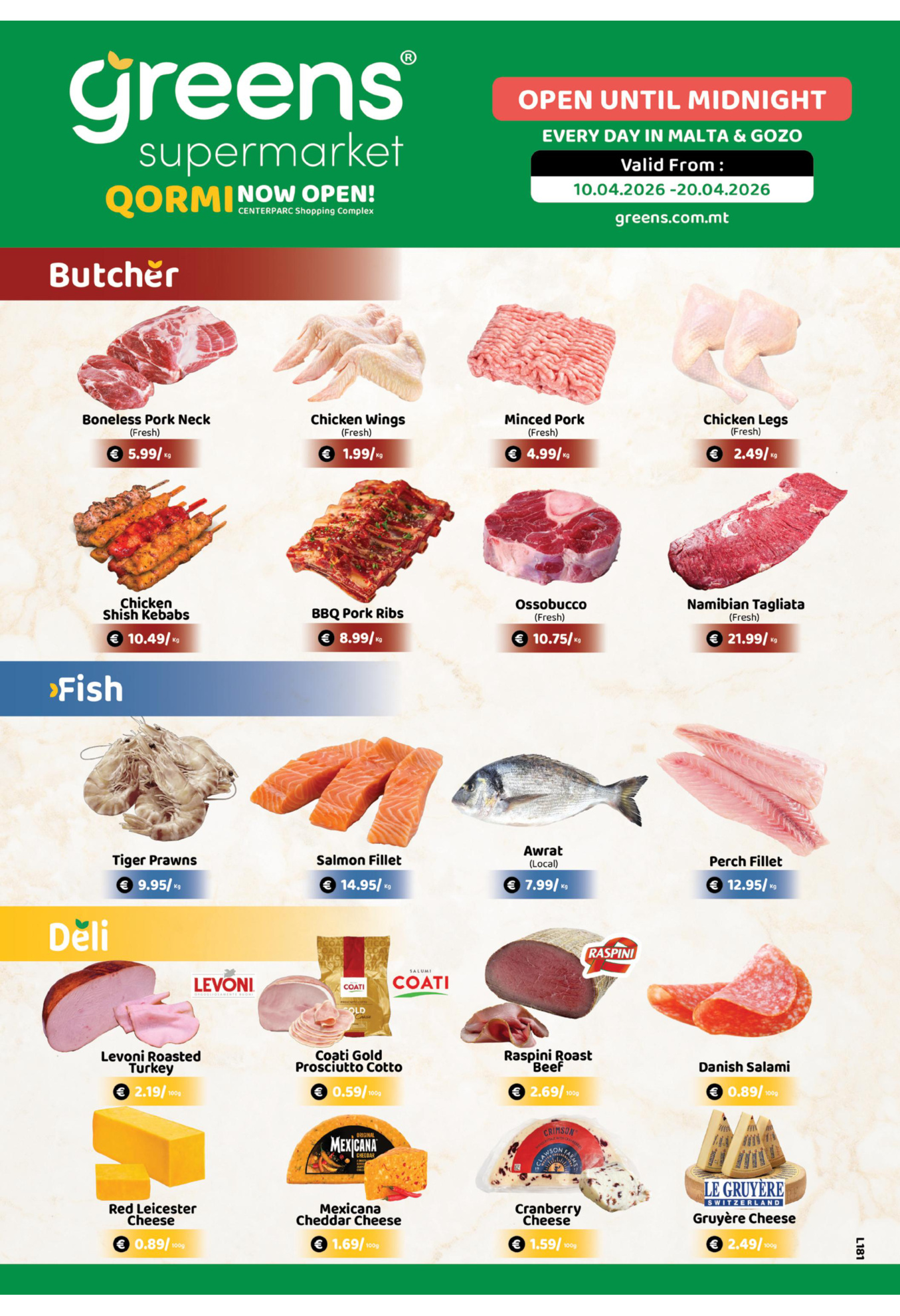 Greens leaflet – 13 Apr 2026